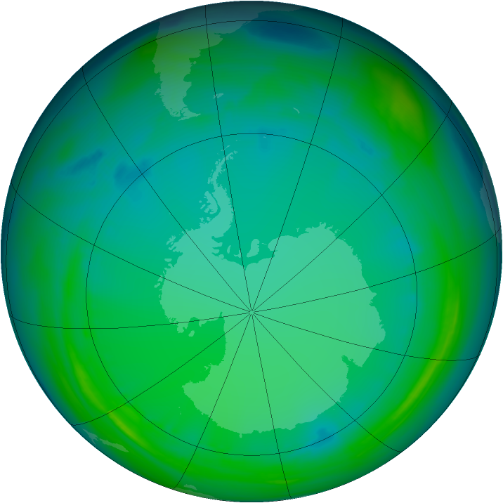 Ozone Map 2005-07-15